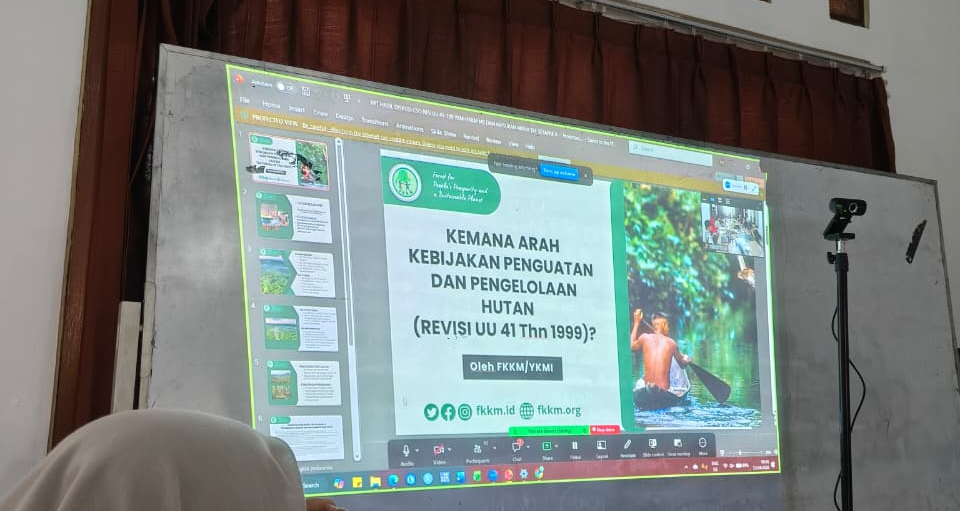 Diskusi Konsolidasi Revisi UU 41 Tahun 1999: Soroti Substansi yang Belum Menyentuh Akar Masalah